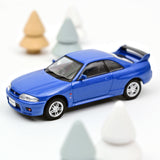 Nissan Skyline R33 GT-R 1995 Bleu métallisé 1/43
