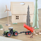 Zugmaschine CLAAS Xerion 5000 mit Anhänger Plastigam 1:43