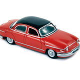 Panhard PL17 1961 Cornaline Red&Black 1:87