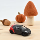 Peugeot 208 GTi 30TH 2014 Schwarz Matt und Rot 1:43