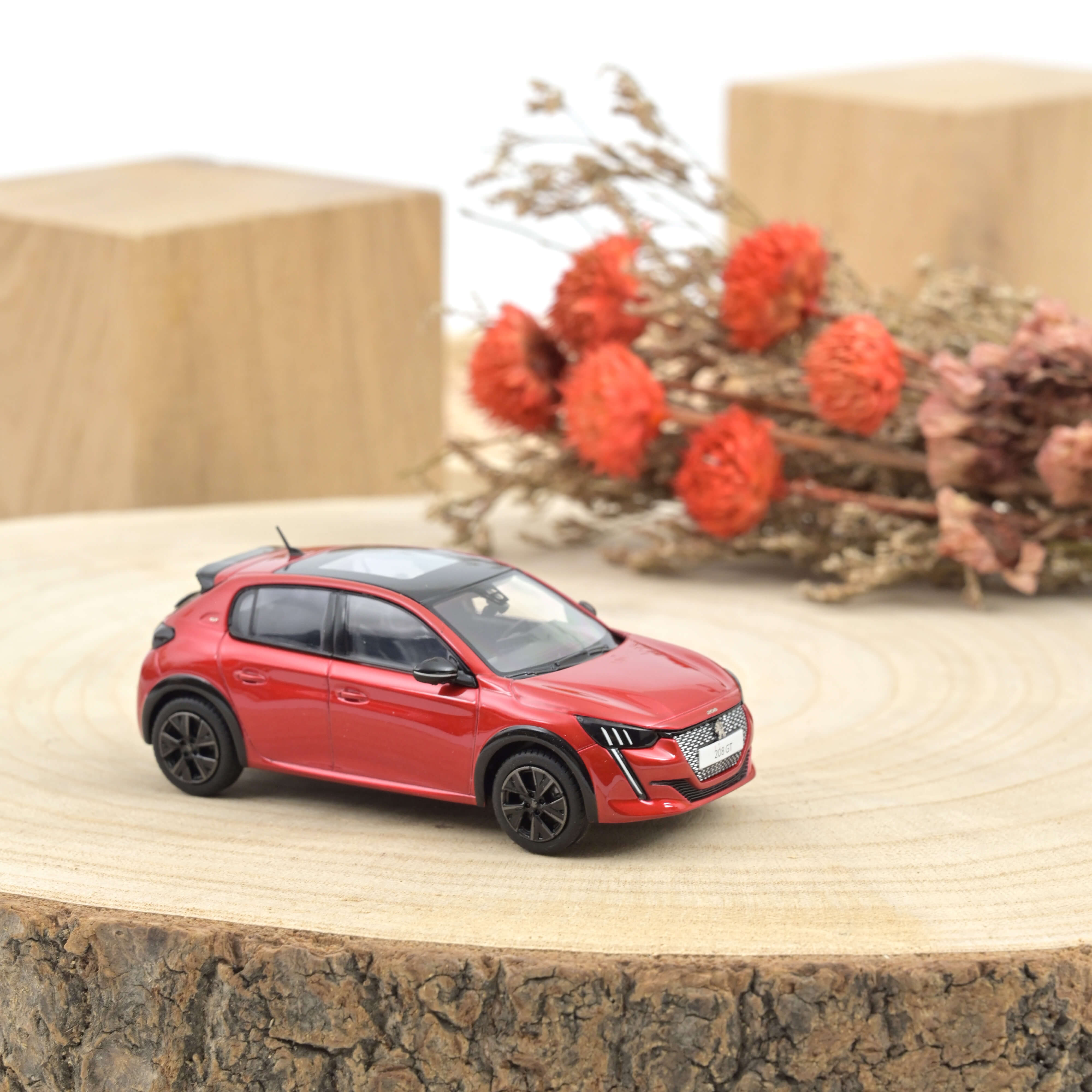 PEUGEOT 208 GT Pack 2022 Rouge Elixir Voiture de Collection NOREV 1/43 PEUGEOT 208 GT Pack 2022 Rouge Elixir Voiture de Collection NOREV 1/43