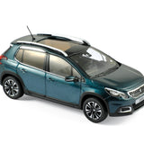 Peugeot 2008 2016 Emerald Crystal Blue 1:43