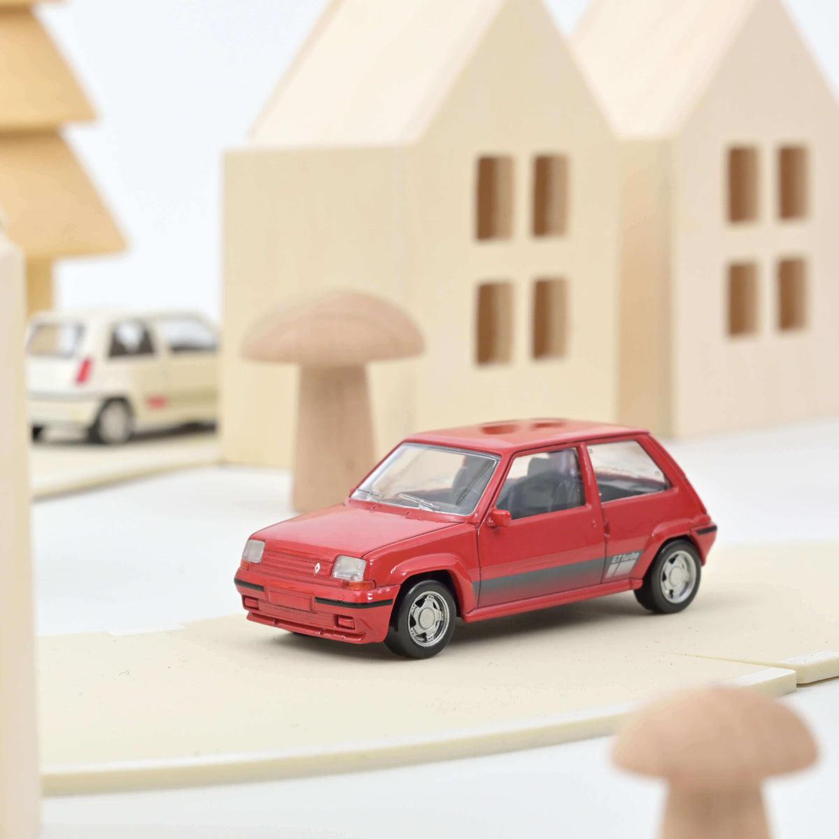 Modèle Réduit Renault 5 Supercinq GT Turbo Blanc 1/43 Norev - Phase 2, Année 1989 - Neuf