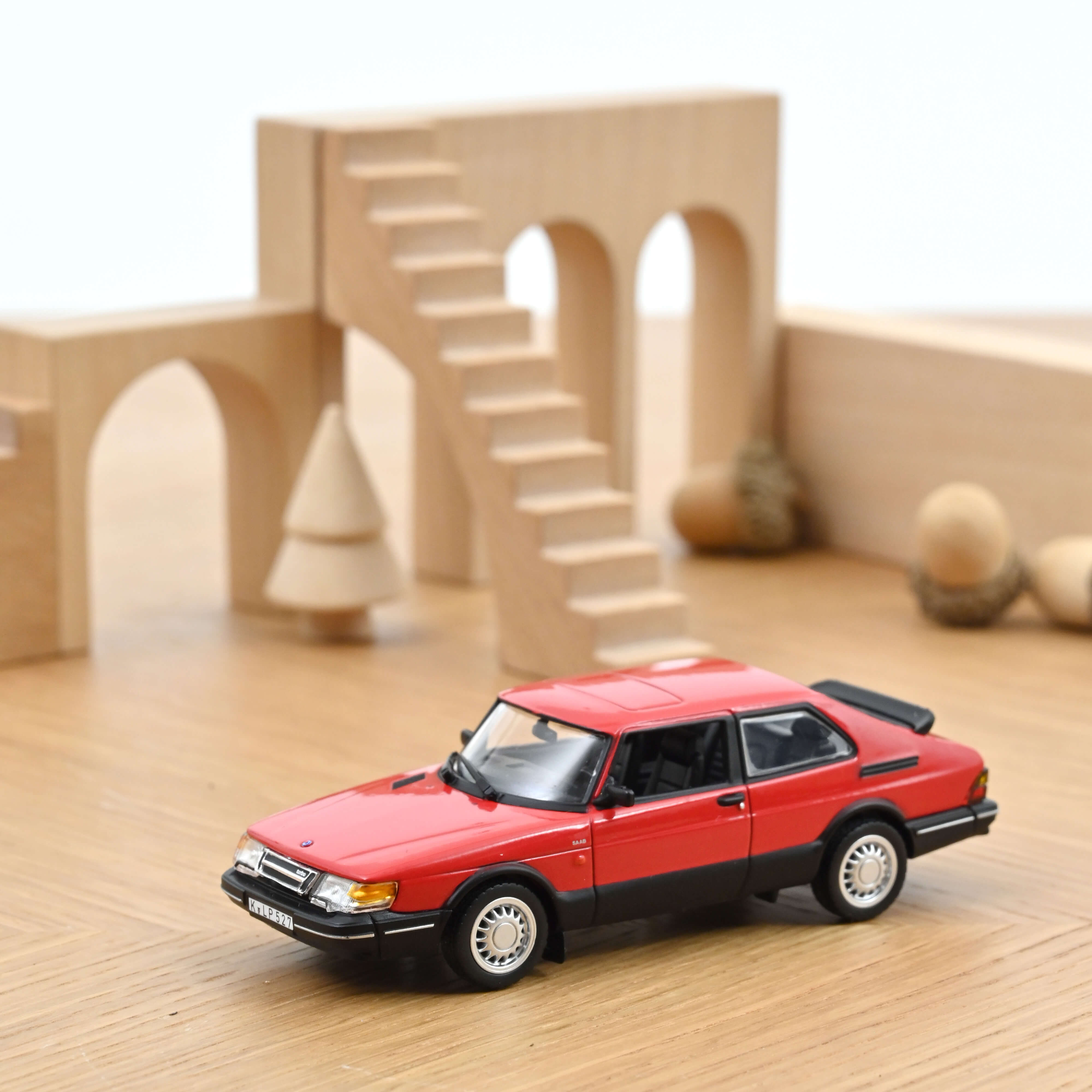 ノレブ 1/43 サーブ 900 ターボ コンバーチブル 1992 ブラック