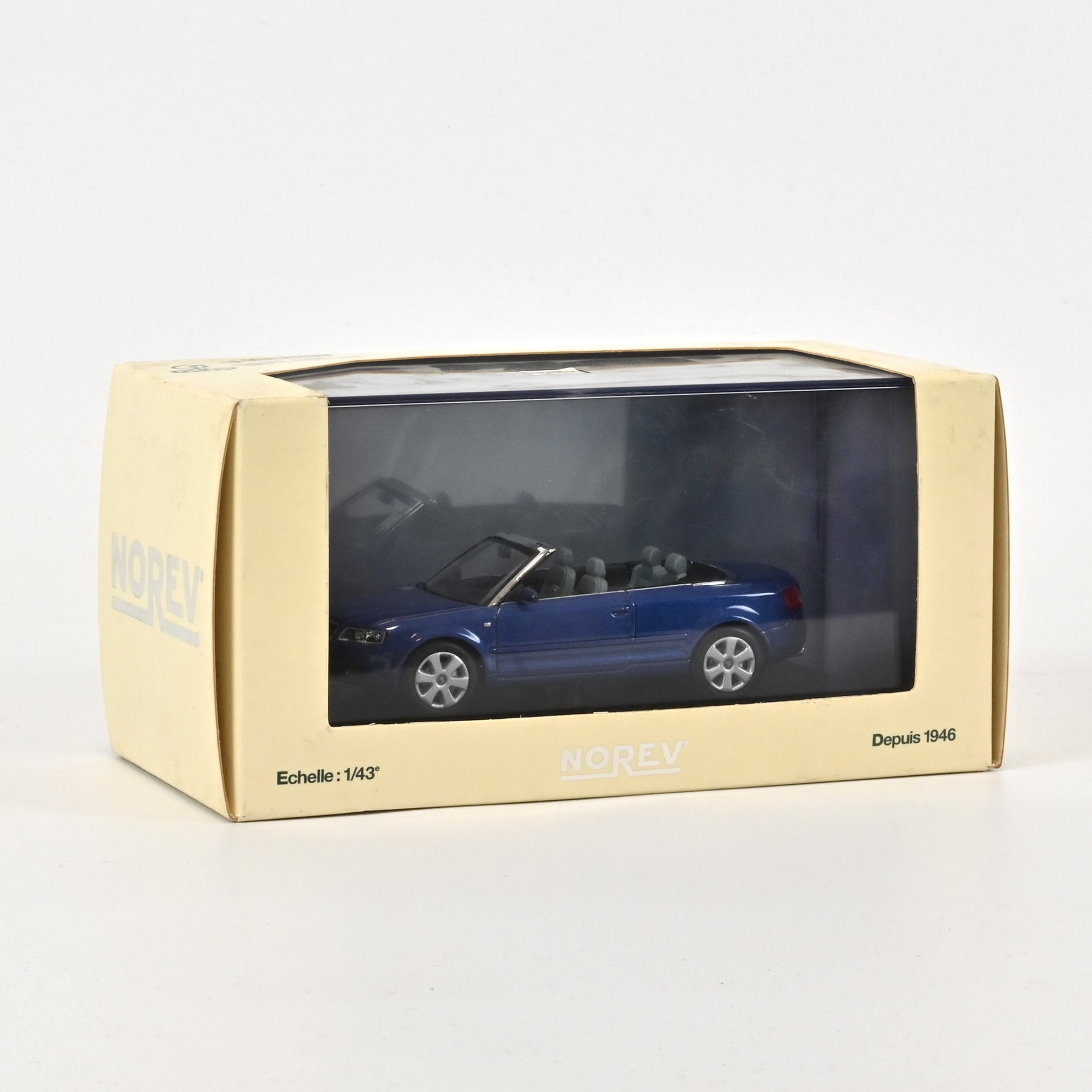 Norev 1/43 - Audi A4 Cabriolet Bleue Norev 1/43 - Audi A4 Cabriolet Bleue