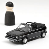 VW Golf Cabriolet 1981 Black 1:43