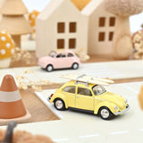 VW Coccinelle 1303 1973 Jaune Pastel avec Surf Jet-car 1/43