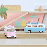 VW Combi T2b Camper Van 1973 Bleu clair Jet-car 1/43