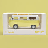 VW Combi T2b Camper Van 1973 Jaune pastel Jet-car 1/43