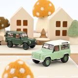 Land Rover Defender 1995 Vert Grasmere et Blanc Jet-car 1/43