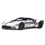 Ford GT 2017 Bandes argentées/noires 1/12