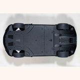 Bugatti Chiron 2017 Rouge Italien / Noir Nocturne 1/12