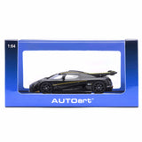 Koenigsegg One : 1 Fibre de carbone transparente/Bandes dorées 1/64