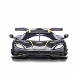 Koenigsegg One : 1 Fibre de carbone transparente/Bandes dorées 1/64