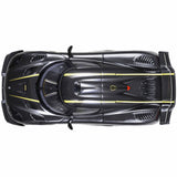 Koenigsegg One : 1 Fibre de carbone transparente/Bandes dorées 1/64