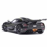 Koenigsegg One : 1 Fibre de carbone transparente/Bandes dorées 1/64