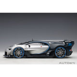 Bugatti Vision GT 2015 Silver/Blue Carbon 1:18