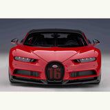 Bugatti Chiron Sport Italienrot / Carbon 2019 1:18