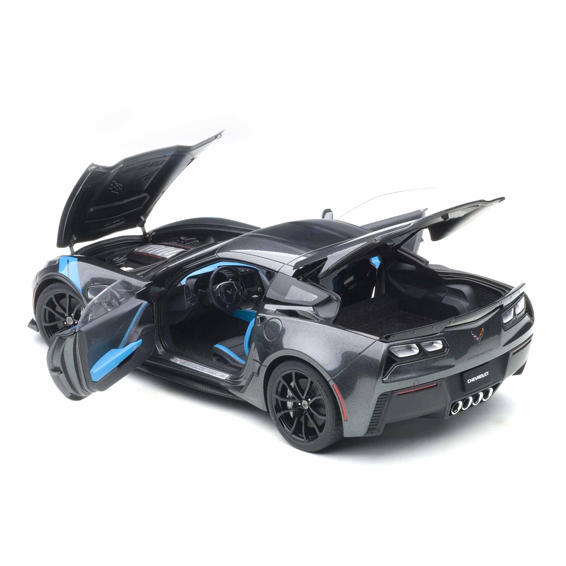 Autoart Chevrolet Corvette Stingray 1959 Silver 1/18 71000 21 Autoart Chevrolet Corvette Stingray 1959 Silver 1/18 71000 21
