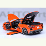 Chevrolet Corvette C8 Stingray Z51 Sebring Orange 2020 1:18