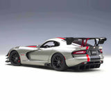 Dodge Viper ACR 2017 Argent Billet Métallisé 1/18
