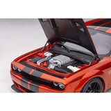Dodge Challenger SRT Hellcat cinnamon/gunmetal stripes 1:18
