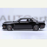 Dodge Challenger SRT Super Stock 2023 Pitch Black 1:18