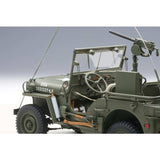 Jeep Willys mit Anhänger Army Green 1943 1:18
