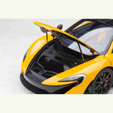 McLaren P1 2013 Volcano Yellow / Étriers Jaunes / Intérieur Noir 1/18