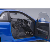 Nissan Skyline GT-R (R34) 2001 V-Spec II Bayside Blue 1:18