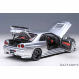 Nissan Skyline GT-R (R34) Z-Tune Argent 1/18