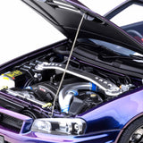 Nissan Skyline GT-R (R34) Z-Tune Violet de Minuit 1/18