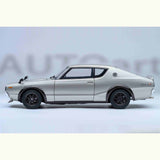 Nissan Skyline 2000 GT-R 1973 (KPGC110) Tuned Version Silber 1:18