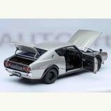 Nissan Skyline 2000 GT-R 1973 (KPGC110) Tuned Version Silber 1:18