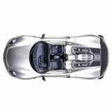 Porsche 918 Spyder Weissach Paket Flüssigmetall Silber 1:18