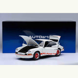 Porsche 911 Carrera 2.7 RS Grand Prix White / Red Stripes 1:18
