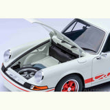 Porsche 911 Carrera 2.7 RS Grand Prix White / Red Stripes 1:18