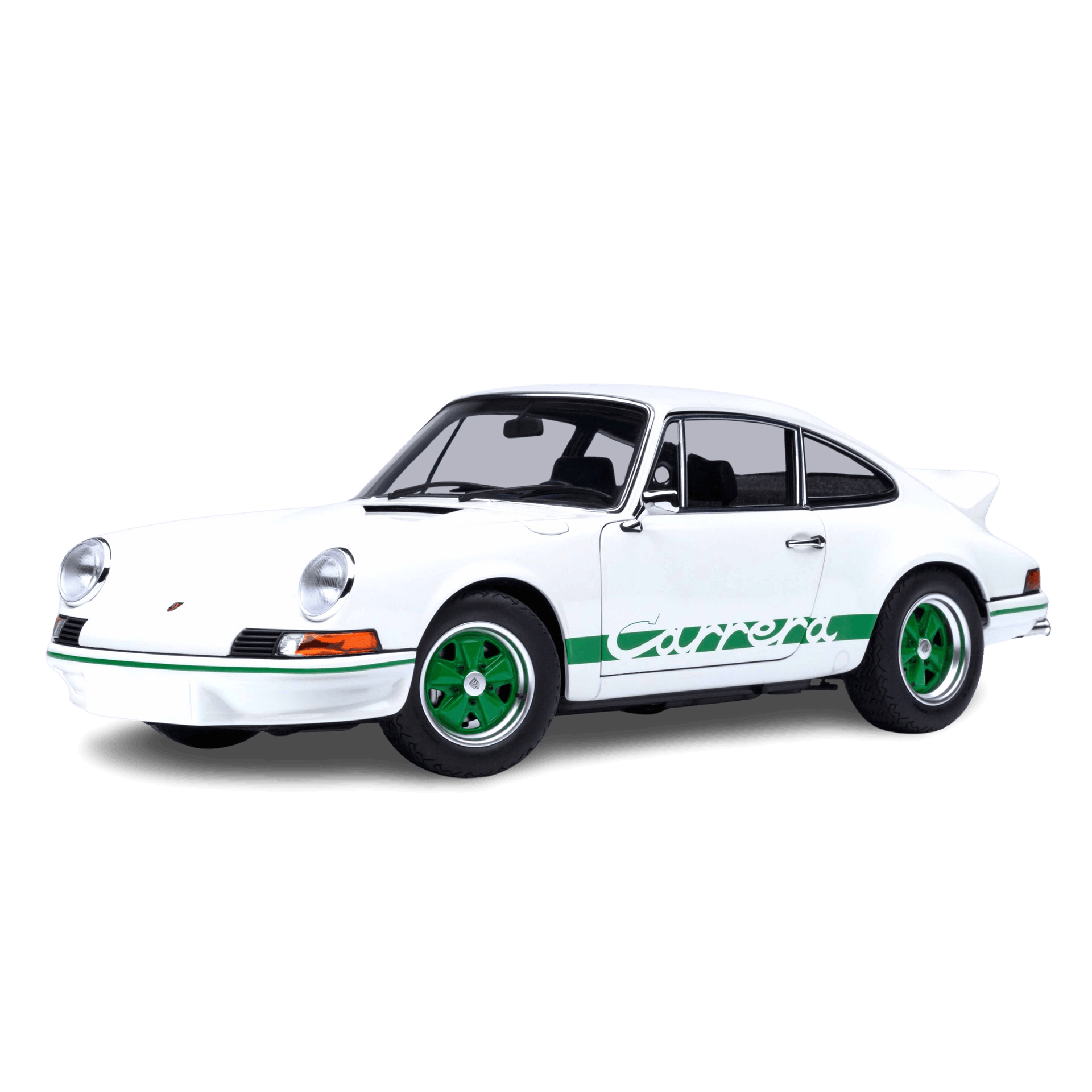 Porsche 911 Carrera 2.7 RS (Grand Prix White with Green Stripes) 1