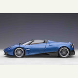 Pagani Huayra Roadster 2017 Blu Tricolore Carbone 1/18
