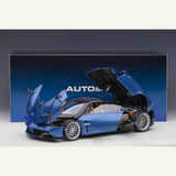 Pagani Huayra Roadster 2017 Blu Tricolore Carbone 1/18