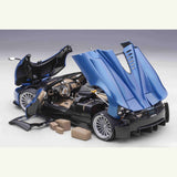 Pagani Huayra Roadster 2017 Blu Tricolore Carbone 1/18