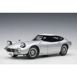 Toyota 2000GT Coupé 1965 Argent 1/18