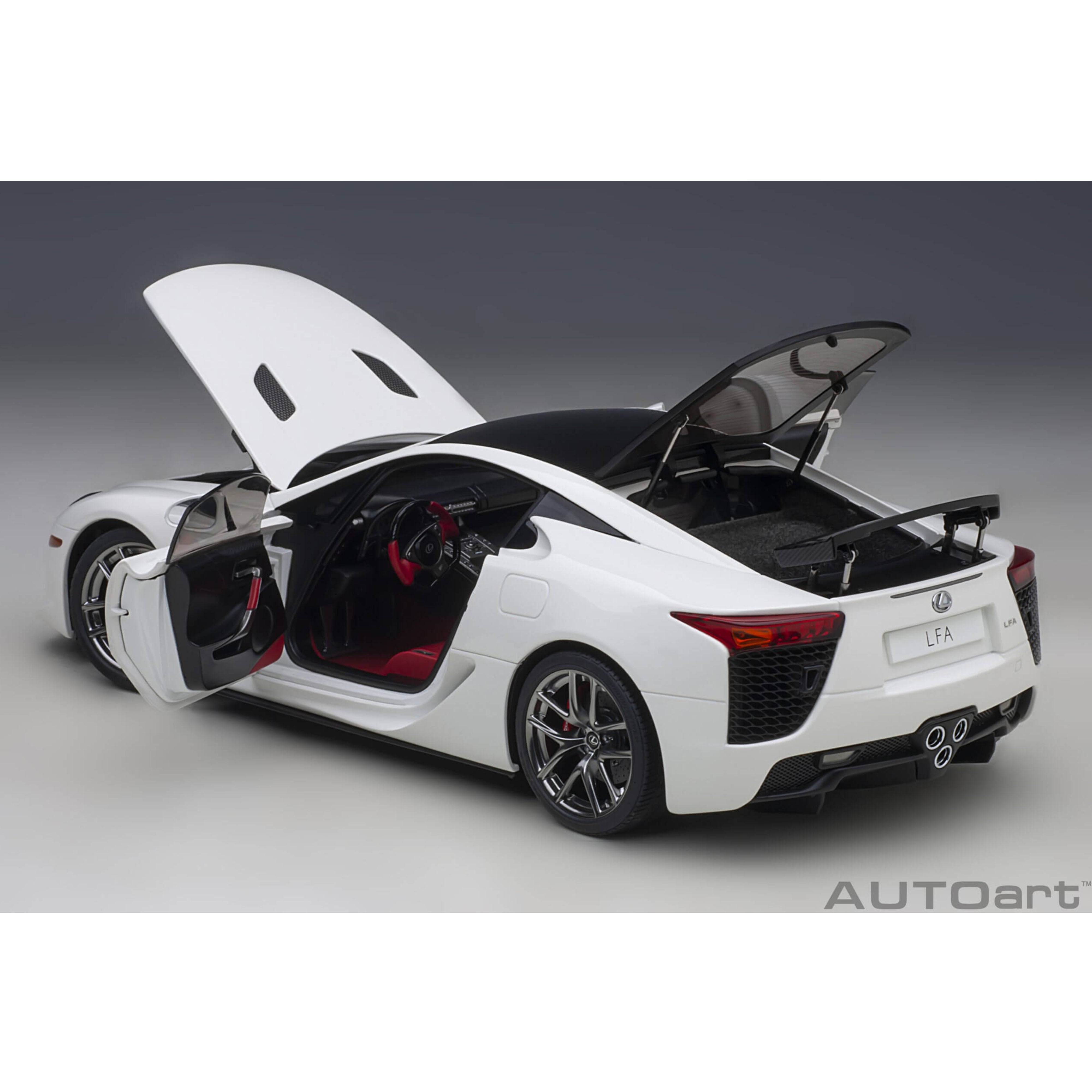 ミニカー AUTOart 1/18 LFA nur AUTOart 1:18 Scale Lexus LFA Nurburgring Package, Whitest