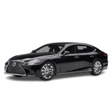 Lexus LS 500h 2018 Schwarz / Schwarzes Interieur 1:18