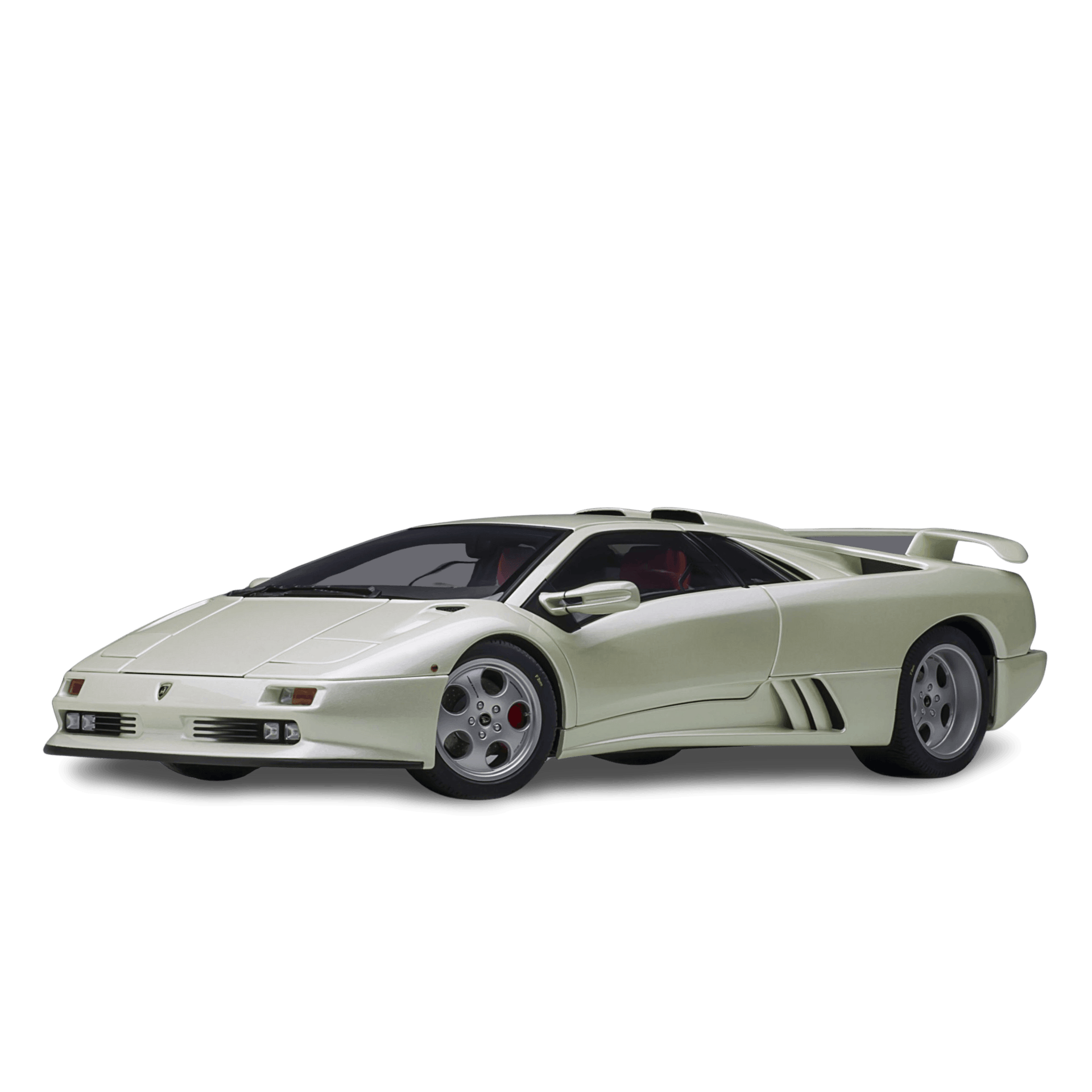 Lamborghini Diablo SE30 JOTA 1995 White/Red Interior 1:18 – Norev
