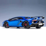 Lamborghini Aventador SVJ Blue Nethuns 1:18