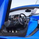 Lamborghini Aventador SVJ Blue Nethuns 1:18