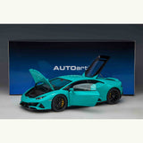 Lamborghini Huracán EVO 2019 Blu Glauco 1/18