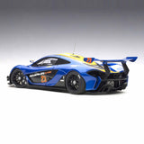 McLaren P1 GTR Blau Metallic 1:18