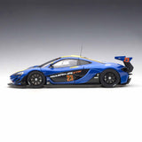 McLaren P1 GTR Blau Metallic 1:18